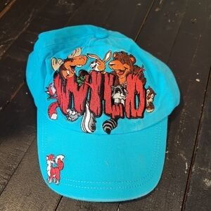 Kid Tees by Stephen Joseph WILD Embroidered Blue Hat Kids Animals Fish Lake, UT